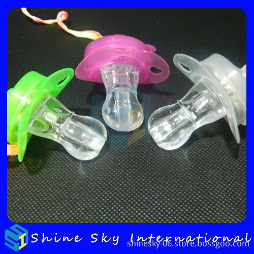 New Best Selling Led Plastic Flashing Pacifier